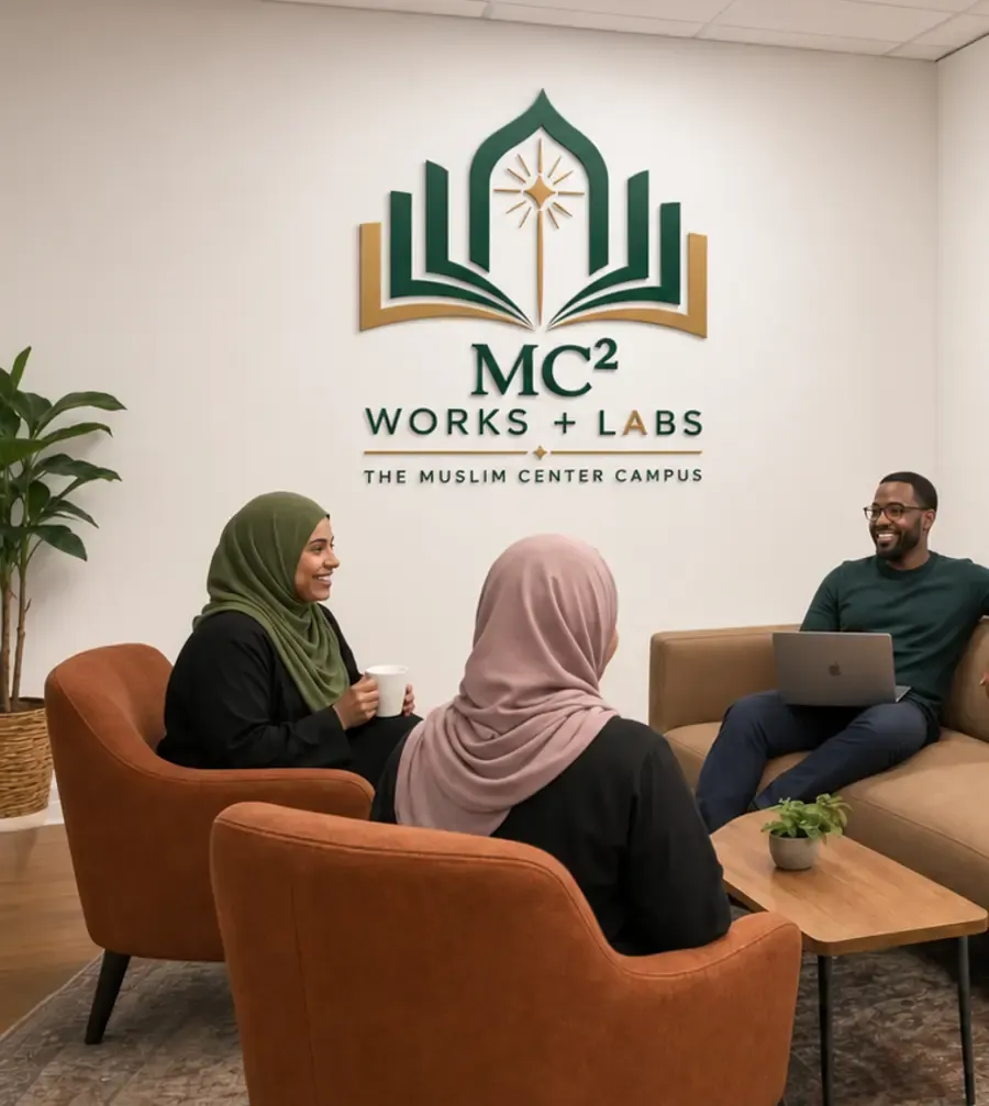 MC² lounge seating for conversation and mentorship